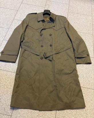 Cappotto Impermeabile verde  taglia 48 drop 6 E.I.