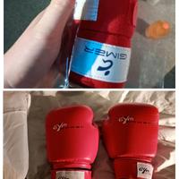 fasce e guanti da boxe