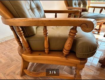 Divano e 2 poltrone stile antico