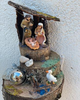 Presepe fatto a mano