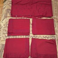 Copripiumino letto matrimoniale bordeaux