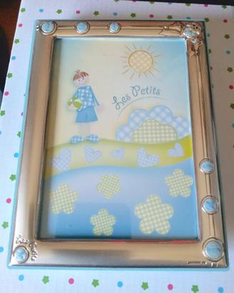 Cornice (maschio) battesimo o nascita - Les Petits