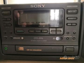 SONY CFD-265L Stereo Cd Boom Box Vintage