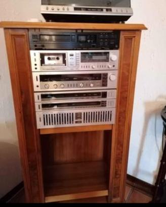 impianto stereo Fisher vintage