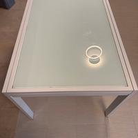 Tavolo allungabile in vetro +vetri di ricambio