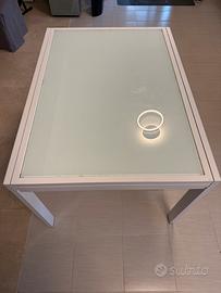 Tavolo allungabile in vetro +vetri di ricambio