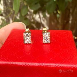 Orecchini in Oro Rosa 18kt e Diamanti 1 ct