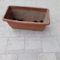 vaso per piante cm 80 x 40 plastica misura gigante