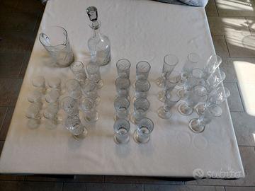 Set bicchieri in cristallo