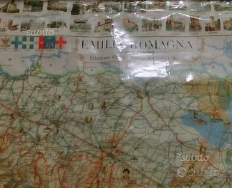 Rara carta geografica.Emilia Romagna