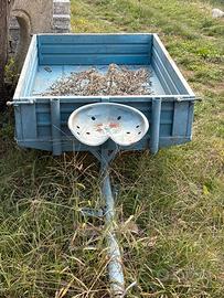 Carello per motozappa