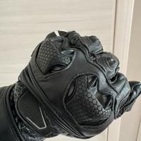 Guanti Moto In Pelle Racing Spyke TECH PRO Nero