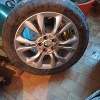 FIAT 500x CERCHIO IN LEGA DA 17" GOMMATO