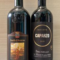 Vino bottiglie Brunello