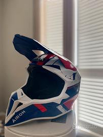 Airoh cross wraaap feel blue/red gloss