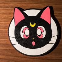 Sottobicchiere Sailor Moon Luna stampa 3D