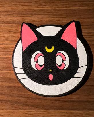 Sottobicchiere Sailor Moon Luna stampa 3D