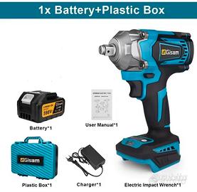 Gisam 1200NM Avvitatore a Percussione a Batteria