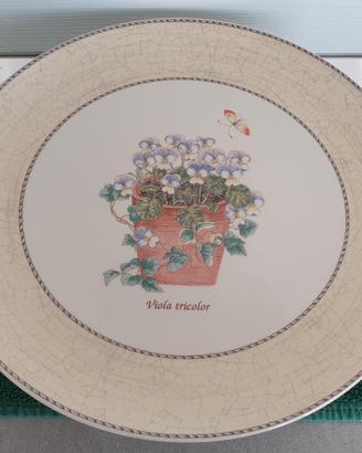 Alzata torta Wedgwood Sara'h Garden Viola Tricolor