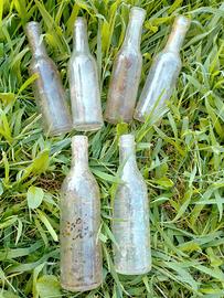 Bottiglie ww1 da scavo