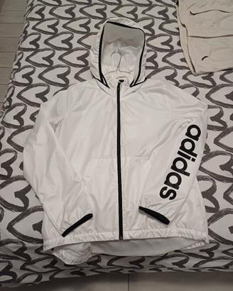 giacca bianca adidas