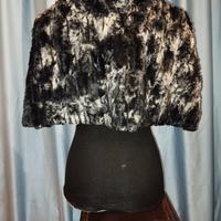 coprispalle in pelliccia sintetica 