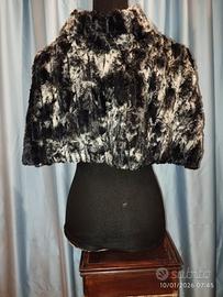 coprispalle in pelliccia sintetica 