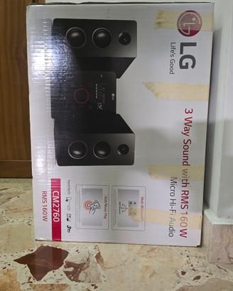 LG stereo 160w bluetooth mp3