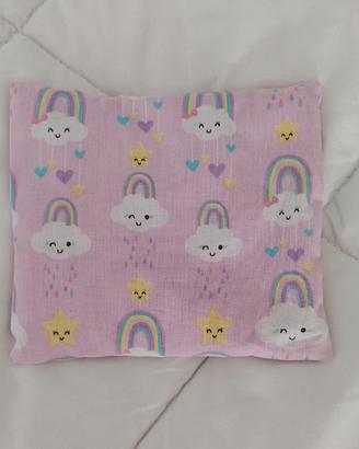 Borsa/cuscino di semi riscaldante
