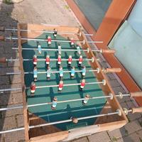 calcio balilla in legno vintage