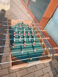 calcio balilla in legno vintage