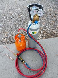 Kit saldatura autogena riduttori , cannello , tubi