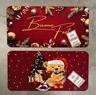 Due zerbino tappeto natalizio orsetto Lovely Home