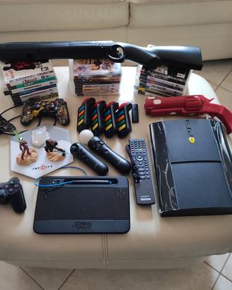 Play station 3 con accessori e giochi