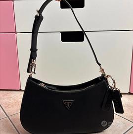 Borsa Guess noelle top zip nera