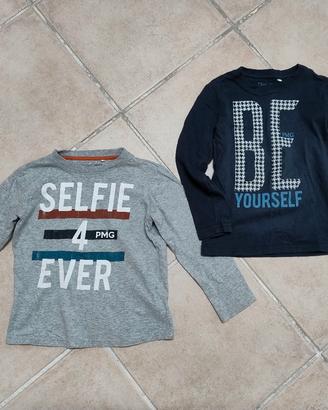 Set 2 Maglie Maniche Lunghe Primigi - 5 anni 