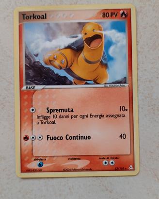 Torkoal 33/110 Ex Holon phantoms Pokemon 