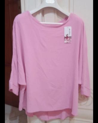 Maglia Donna Rosa NUOVA con Cartellino