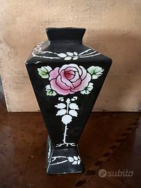 Vaso nero Shelley porcellana primi '900