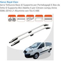 barre tetto longitudinali jumpy