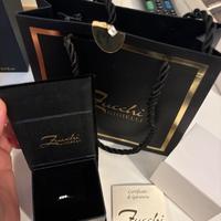 Anello trilogy oro bianco 18 kt