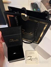 Anello trilogy oro bianco 18 kt