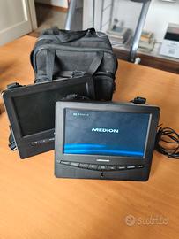 Medion MD 84409 lettore DVD/audio due schermi 7"