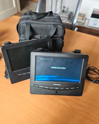 Medion MD 84409 lettore DVD/audio due schermi 7"