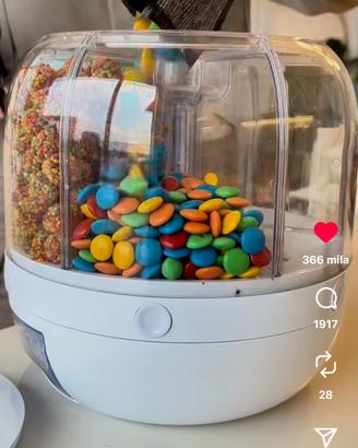 Dispenser per cereali e caramelle