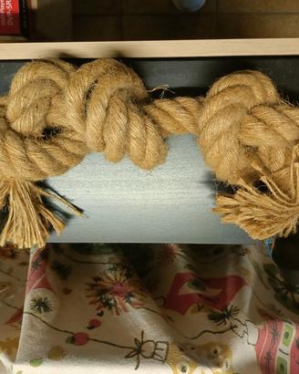 Lampada con corda stile industrial 