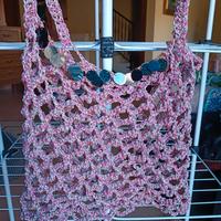 Canotta in cotone lavorazione ad uncinetto 