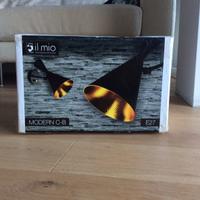 LAMPADA APPLIQUE nera led E 27 nuova