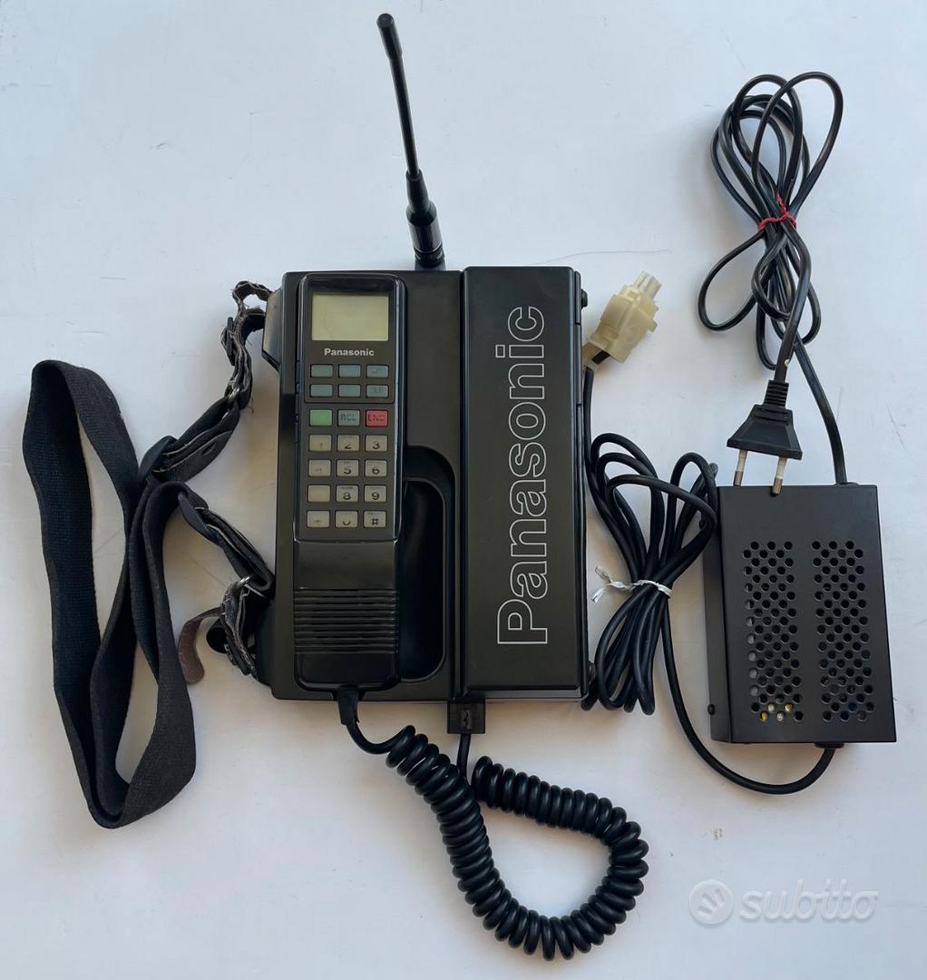 Telefono di casa vintage Panasonic, telefono a pulsante, telefono