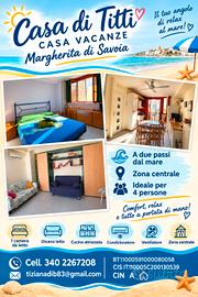 casa vacanze a margherita di Savoia 